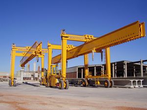 rubber-tired gantry crane