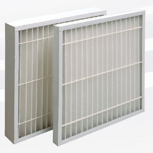 air filter / panel / fine filtration / for HVAC