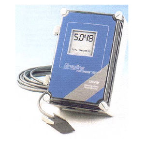 liquid flow meter / open-channel / with display / with data logger