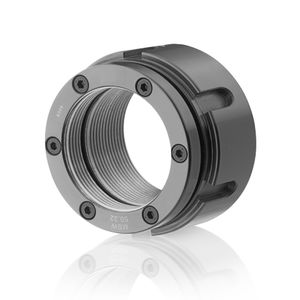 cylindrical locknut / metal / precision
