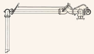 top-loader loading arm