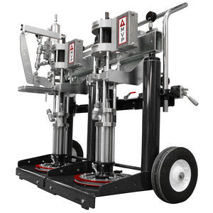 adhesive mixing and metering unit