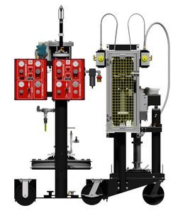 foot-operated filling station