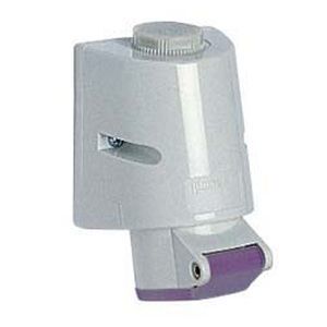 wall-mounted electrical socket / built-in / self-extinguishing / IP44