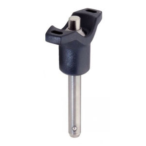 quick-release pin with button