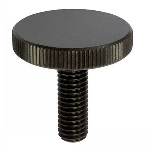 steel knurled screw