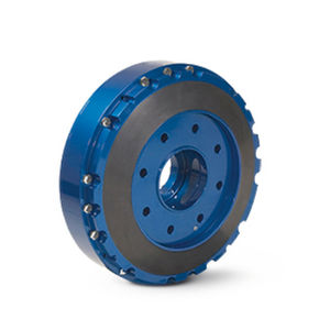 elastomer coupling / for railway vehicles / torque / flange