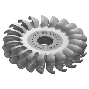 hydraulic turbine / Pelton
