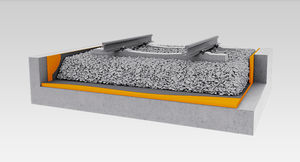 square anti-vibration mount