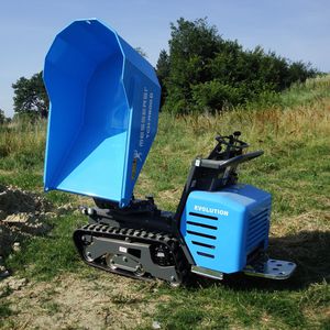 tracked mini dumper / gasoline / lift-skip / swivel-skip