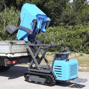 tracked mini dumper / diesel / self-loading