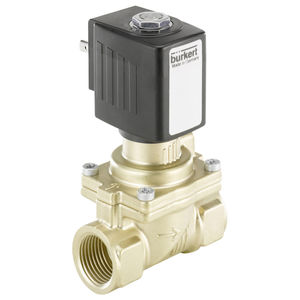 servo-assisted solenoid valve