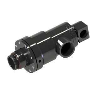 chemical rotary union / 2-passage / steel / custom