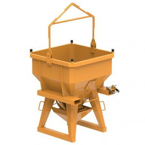 octagonal concrete skip