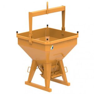 octagonal concrete skip
