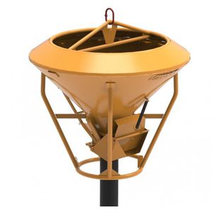 conical concrete skip
