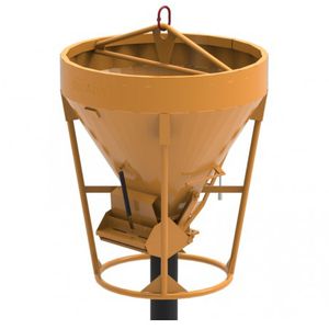conical concrete skip