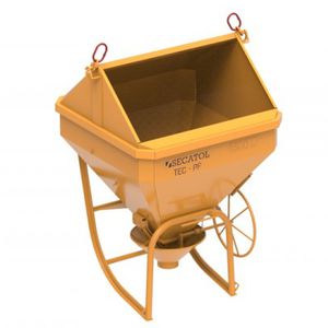 rectangular concrete skip