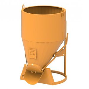 conical concrete skip