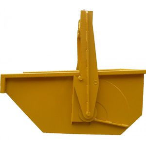 concrete self-discharging boat skip