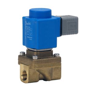 pilot-operated solenoid valve / 2/2-way / NC / NO