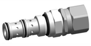slide valve / hydraulically-operated / for oil