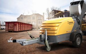 floor-screed conveyor