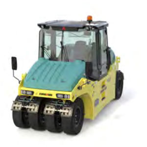 pneumatic tired road roller