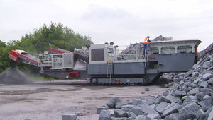 撞击破碎的植物