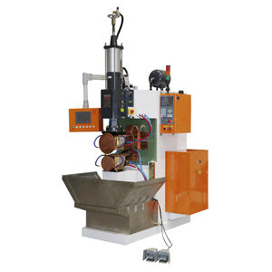 seam welding machine / AC / PLC-controlled / pneumatic