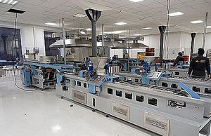 cookie production line with tunnel oven 1