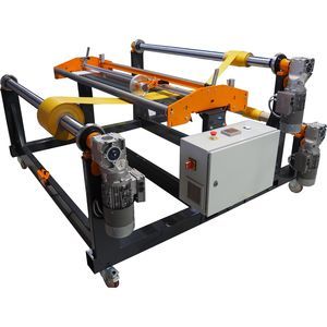 plastic film slitter-rewinder