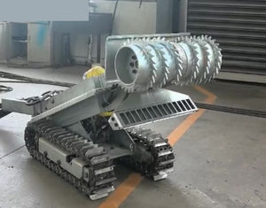 hydraulic pipeline cleaning robot