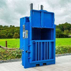 vertical baling press