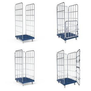 wire mesh roll container