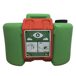 wall-mounted eyewash station