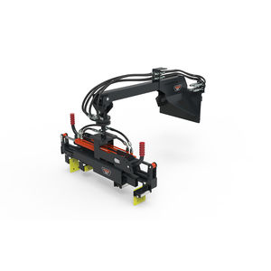 hydraulic curbstone laying clamp