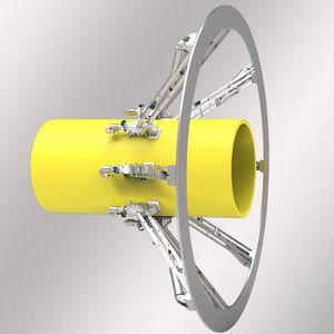 pipe thickness measuring machine