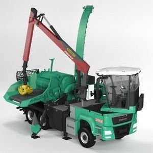 mobile wood chipper