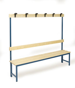 wooden bench