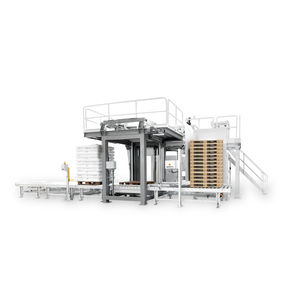 Palletizing and packaging line