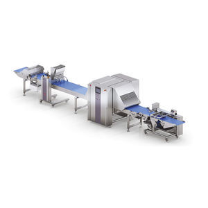 cake production line with filling unit