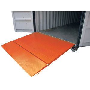 forklift truck loading ramp
