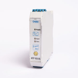 DIN rail mount temperature transmitter