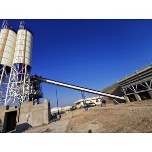 stationary concrete batching plant