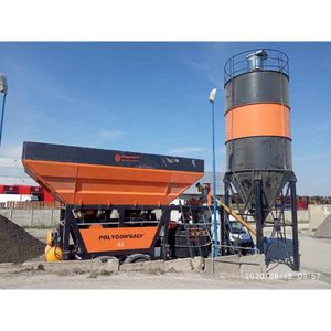 Mobile Concrete Batching Plant - PMC100 - Polygonmach