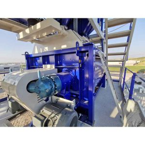 stationary concrete mixer