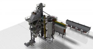 stationary asphalt plant