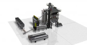 stationary asphalt plant