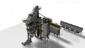 stationary asphalt plant